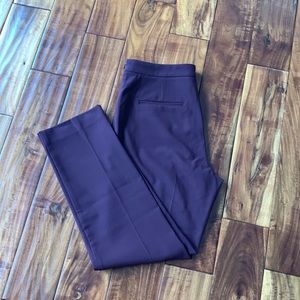 Ann Taylor high rise side zip ankle pants